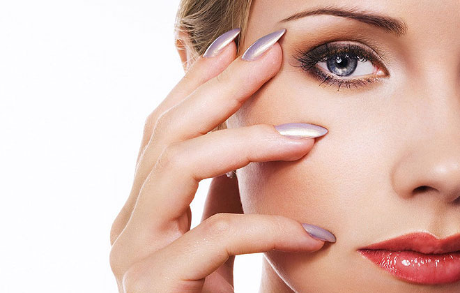 Woman with beautiful nails